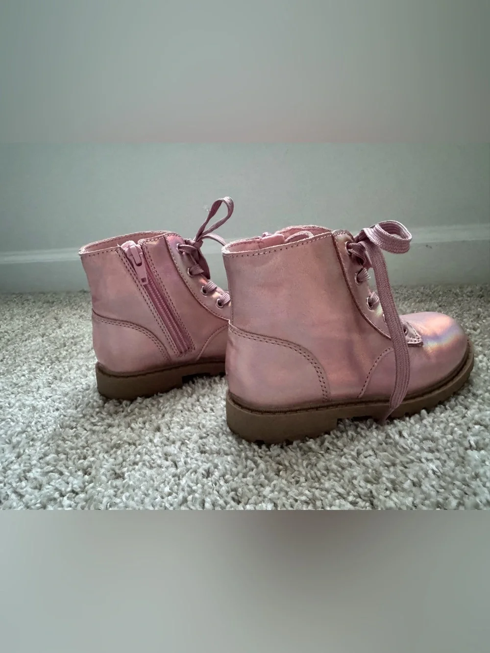 11c Shiny Pink Boots
